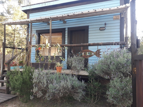 En Alquiler! Cabaña Cambalache, De Madera En Monoambiente. A 350mts. De La Playa De La Viuda. Para Hasta 3 Adultos. Punta Del Diablo, Rocha, Uruguay. 