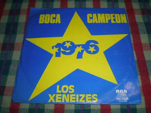 Los Panter / Vamos Los Xeneizes Vinilo Promo Azul (16)