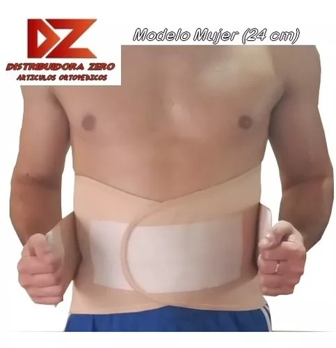 Faja Sacro Lumbar Ballenada Reforzada