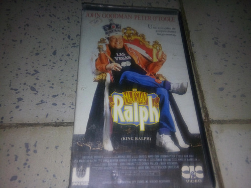 Pelicula Su Majestad Ralph En Vhs Original De Videovisa 