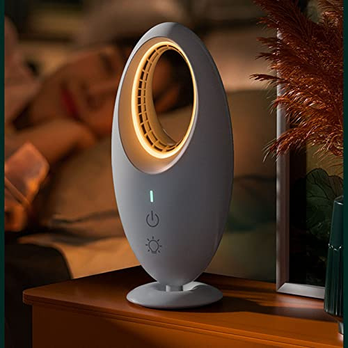 Abanico De Mesa Sin Aspas - Pequeño Ventilador De Mesa Con C