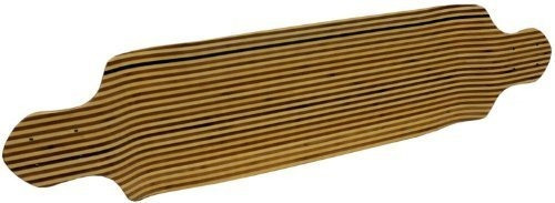Tabla Longboard Madera Arce Canadiense Incrustacion Bambu X