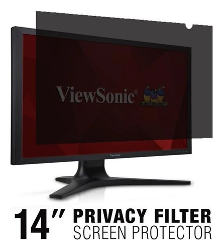 Protector Pantalla 14 Viewsonic Filtro Privacidad Vspf1400 Negro