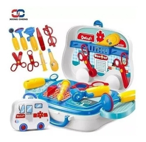 Set Doctor Kids Juguete Medico Botiquin Maleta