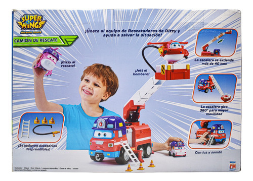 Super Wings Camion De Rescate Rojo 28cm Fotorama Cd