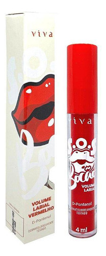 Gloss S.o.s. Volume Labial Vivai Gloss - Vermelho