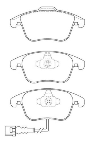 Kit Pastilha Freio Diant Tras Audi Q3 Quattro