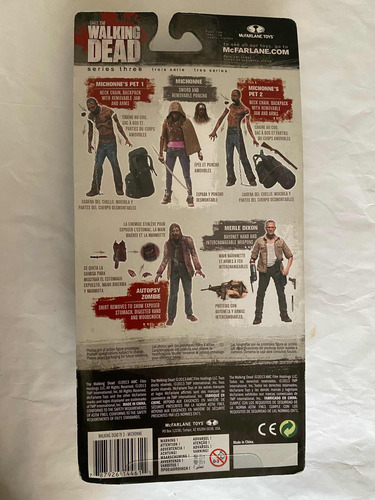 The Walking Dead Michonne Series 3 Mcfarlane Toys (Usado)