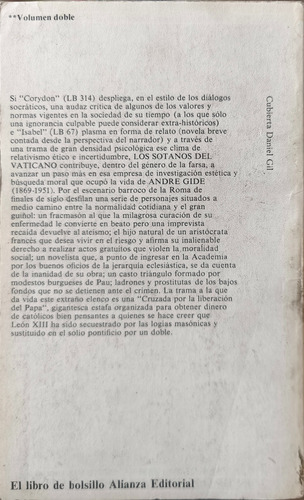 Los Sótanos Del Vaticano André Gide