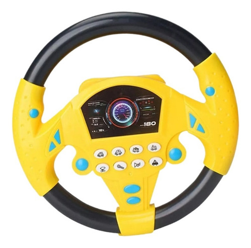 Niños Simulación Volante De Coche Sonido-luz