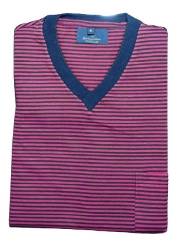 Pijama De Hombre Verano. Rayados.  Talle S. Marca: Polo Club