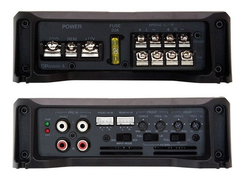 Imagem 2 de 3 de Amplificador Hertz Dpower 4 Canais Modulo 600 W A Vista