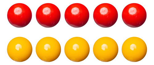 Jogo De Bolas De Sinuca Bilhar Snooker Mata Mata 54 Mm Ve+am