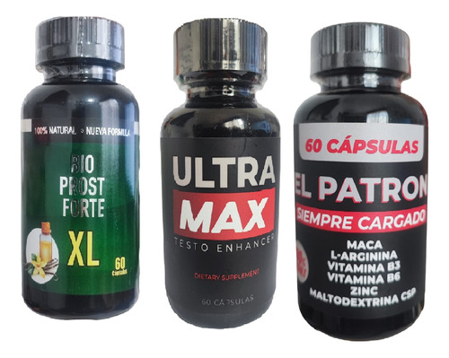 Bioprost Bio, Ultra Max, El Patron  Pack 3 Agrand Pn