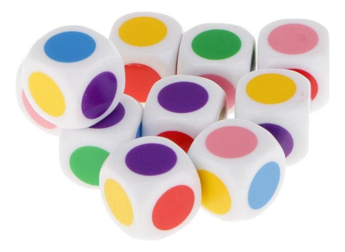En Set Juguetes De Mesa Educativos 10pcs Dados / Juego