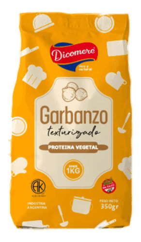 Garbanzo Texturizado Proteina Vegetal Dicomere 