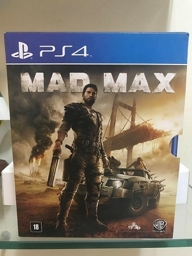 Jogo Mad Max Ps4 + Mad Max 2 Blu Ray A Caçada Continua