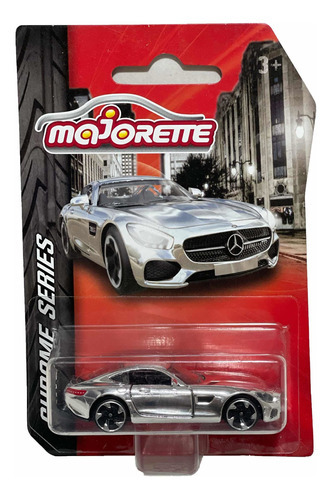Majorette Mercedes Amg Gt Chrome Series Color Plateado