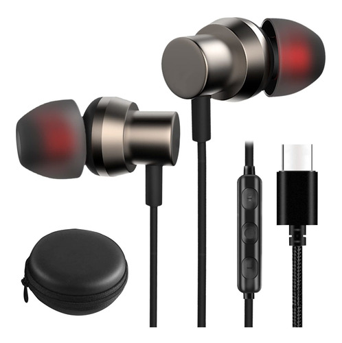 Auriculares Usb C Para Samsung S21 S21 Fe S20 Note 20 S22 Au