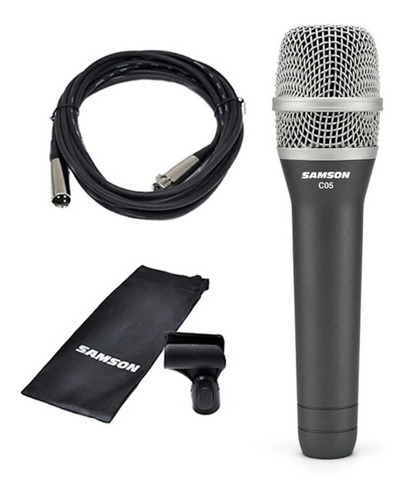 Micrófono Samson C05 Condenser Vocal (cable + Pipeta)