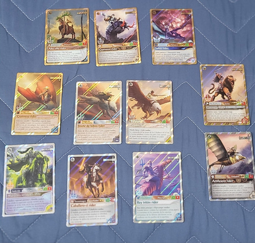 Lote Caja De Cartas Fantasy Riders, Panini (Usado)