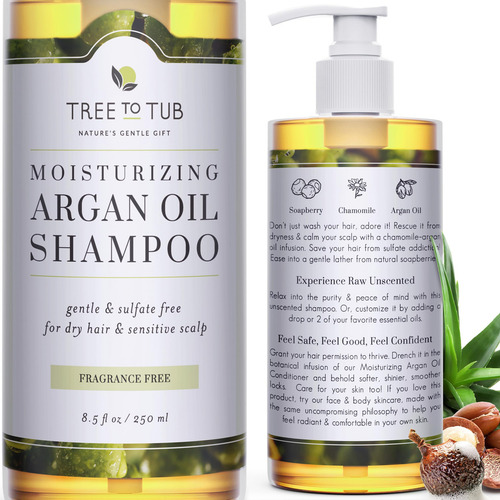Worlds Gentlest Organic Shampoo 11oz, Moisturizing & Ph Bal