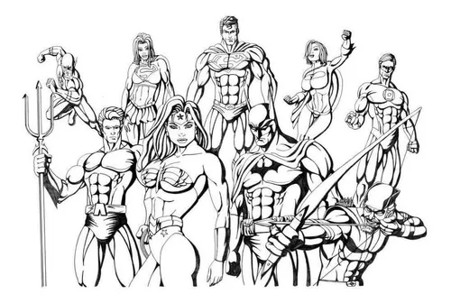 Desenhos de Super Herois Para Colorir Para Colorir