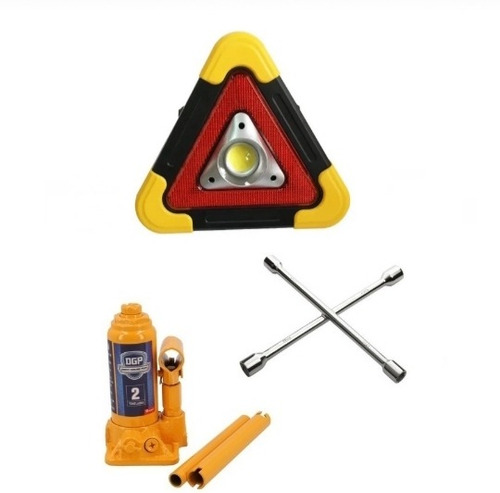 Gata 4 Ton. + Llave + Triangulo Auto Mg All-new Mg 3
