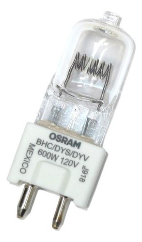 Luz Osram 600w 120v Bhc - Dys / Dyv - Video-cine-tv