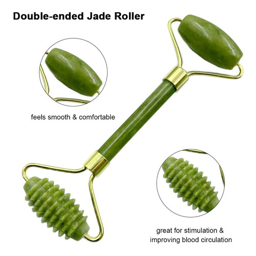 Jade Rollers & Gua Sha Scrapers Jade Stone Set For Facial