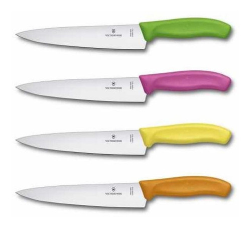 Cuchillo Victorinox Trinchar 19cm Acero Colores 6.8006.19