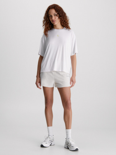 Polera Back Boyfriend Blanco Calvin Klein