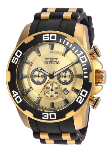 Reloj Invicta 22346 Oro Negro Hombres