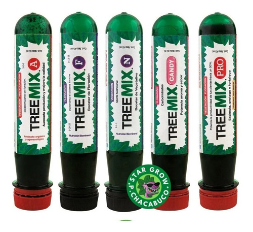 Imagen 1 de 6 de Combo Tree Mix Completo 45ml Vege + Flora - Star Grow Shop