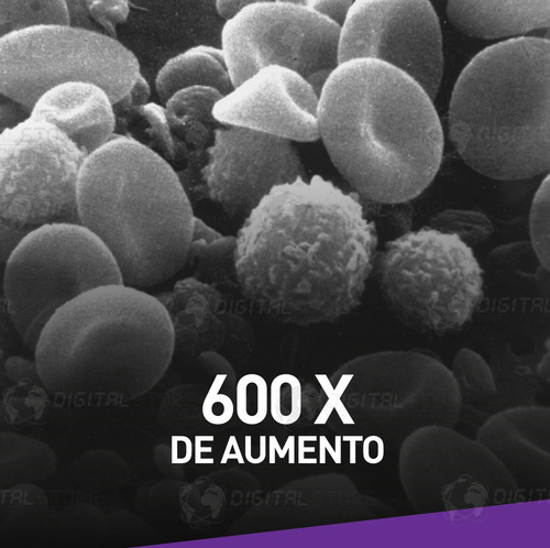 Microscopio Optico Digital 600x Electronico Pantalla Led Hd