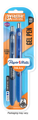Paper Mate Inkjoy Boligrafo Gel Punta Media Color Azul
