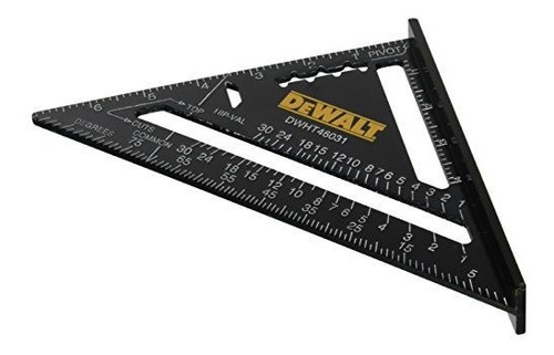 Dewalt Dwht46031 Aluminio De 7 Pulgadas Premium Rafter Squar