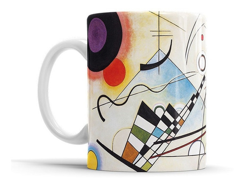 Taza Porcelana Arte Kandinsky Composición Ocho