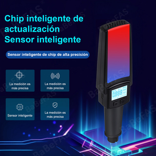 Alcoholímetro De Alta Precisión Pantalla Digital Lcd Babefas