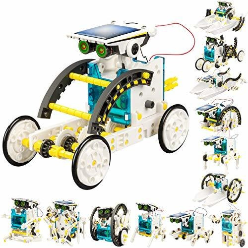 Juguete De Creacion De Robots De Energia Solar Stem 13 En 1,