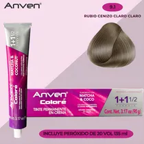 Comprar Anven Colore Tinte 9.1 Rubio Cenizo Claro Claro 90 G 9.1 Rubio Cenizo Claro Claro 90 G