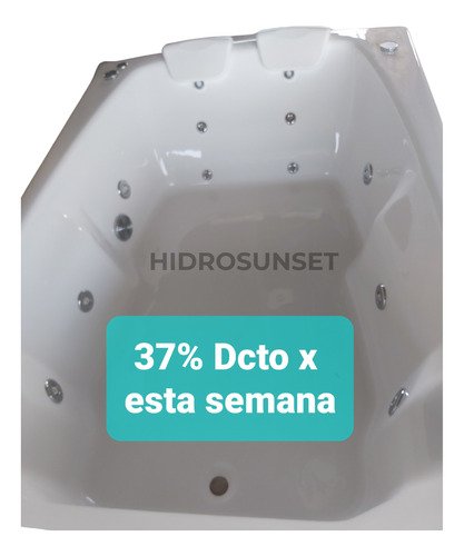 Bañera Hidromasaje Acrilico Oferta 180x120 Full 14 Jets 