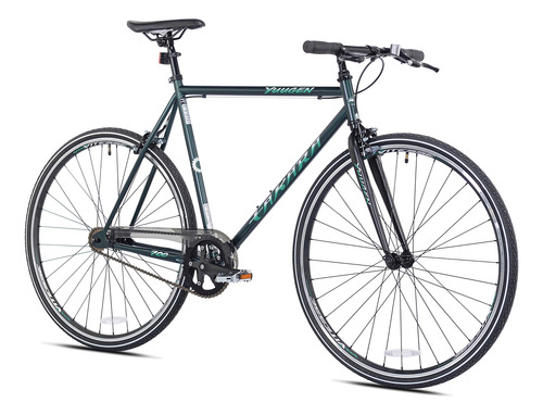 Bicicleta De Carretera Takara Yuugen Fixie Verde De Una Sola