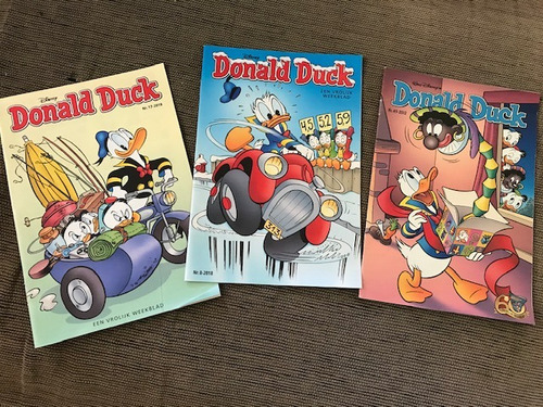 3 Revistas Donald Duck - Edições Holandesas