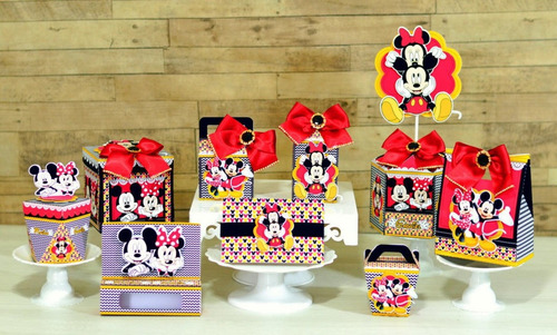 Arquivo De Corte Kit Festa Mickey E Minnie 01