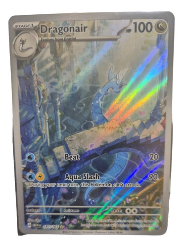 Dragonair 151 Full Art Carta Pokémon Tcg Original+10 Cartas