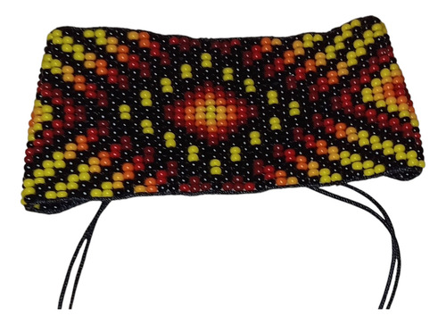 Pulsera Huichol Ajustable De Chaquira Colores 6 Cm 15 Cm