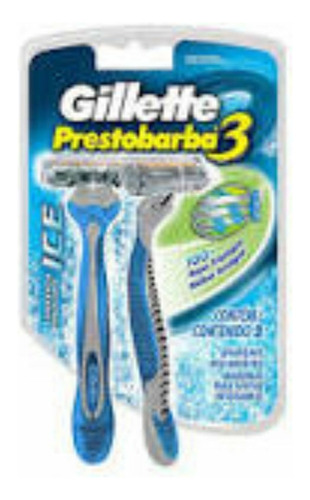 Aparelho De Barbear Prestobarba 3 Com 2 Ice Masculino