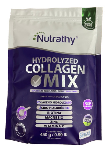 Nutrathy Hydrolyzed Collagen Mix Frutos 450g