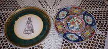 Comprar Antiguo Par Platos Decorativos Impecable Ingles Y Chino N628